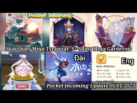 Pocket Incoming Update 05/01 : Skin Shiny Mega Tyranitar, S+ mới Shiny Mega Gardevoir, S Pheromosa