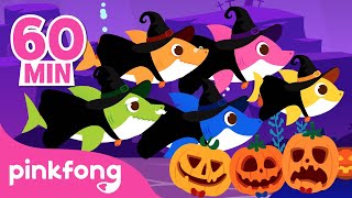 Witch Sharks Doo Doo Doo and more! 🎃 | Halloween Songs for Kids | Compilation | Pinkfong Baby Shark
