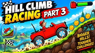 Hill Climb Racing Gameplay Part 3 🚗🔥 | Jeep Uphill Adventure & Crazy Challenges | Full Gameplay screenshot 5