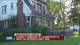Suspect arrested in connection to kidnapping, rape on Detroit's west side