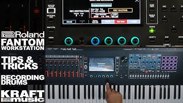 Roland Fantom - Tips and Tricks - Recording Drums