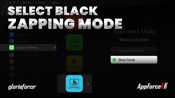 How To Select Black Zapping Mode in || Appforce II || GloriaForce || Android TV Box