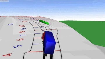 Truck and Trailer rollover computer simulation