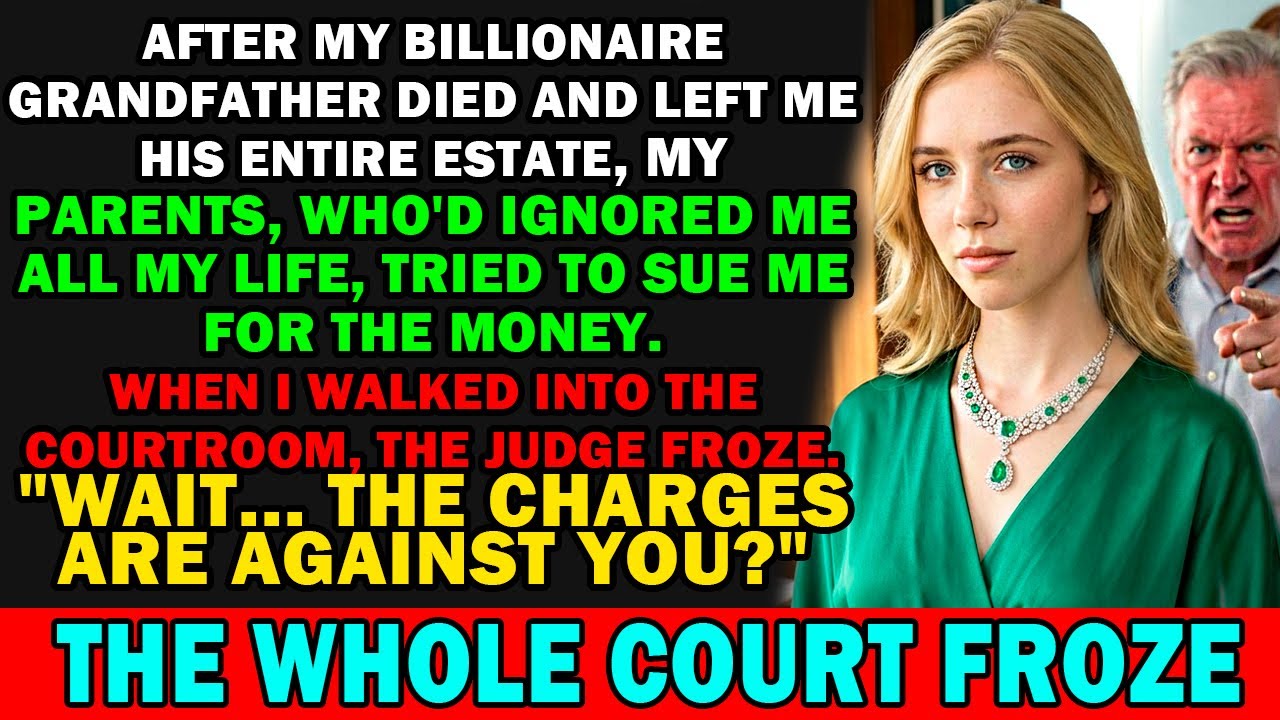 After My Grandpa Died, My Greedy Parents Sued Me Over His Inheritance, But When The Judge Met Me...