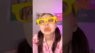 Learn Table Manners With Cardboard 👀📦 #shorts #fun
