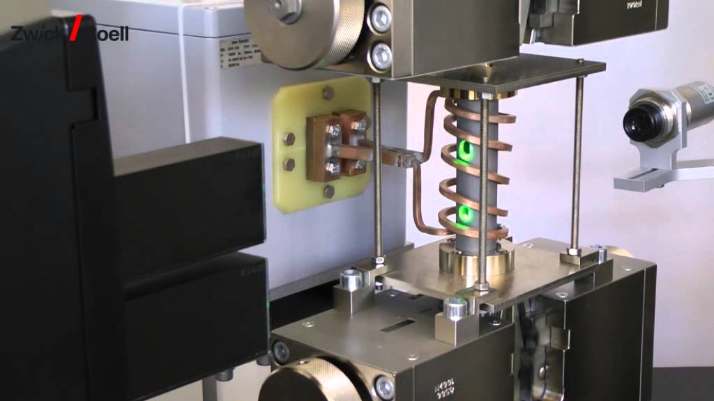 Zugversuch an Keramikproben bei Hochtemperatur - YouTube