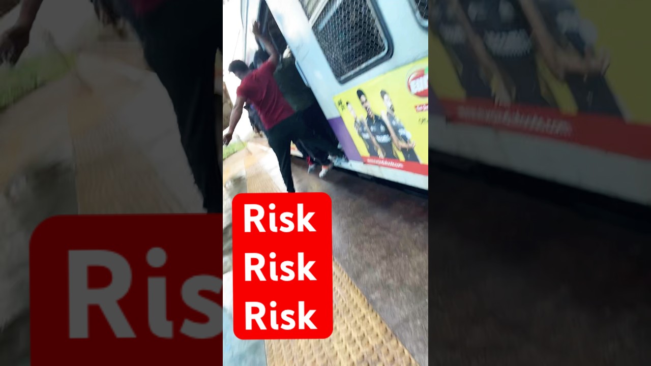 Don’t Take Risk in Local Trains it’s Dangerous 