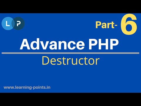 What is Destructor | Object Oriented Concept | Learning Points