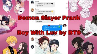 Demon Slayer Boys’ Lyric Prank || Boy With Luv by BTS