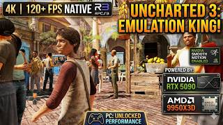 Uncharted 3 at 4K 120FPS on RPCS3! Ryzen 9 9950X3D + NVIDIA Smooth Motion Magic