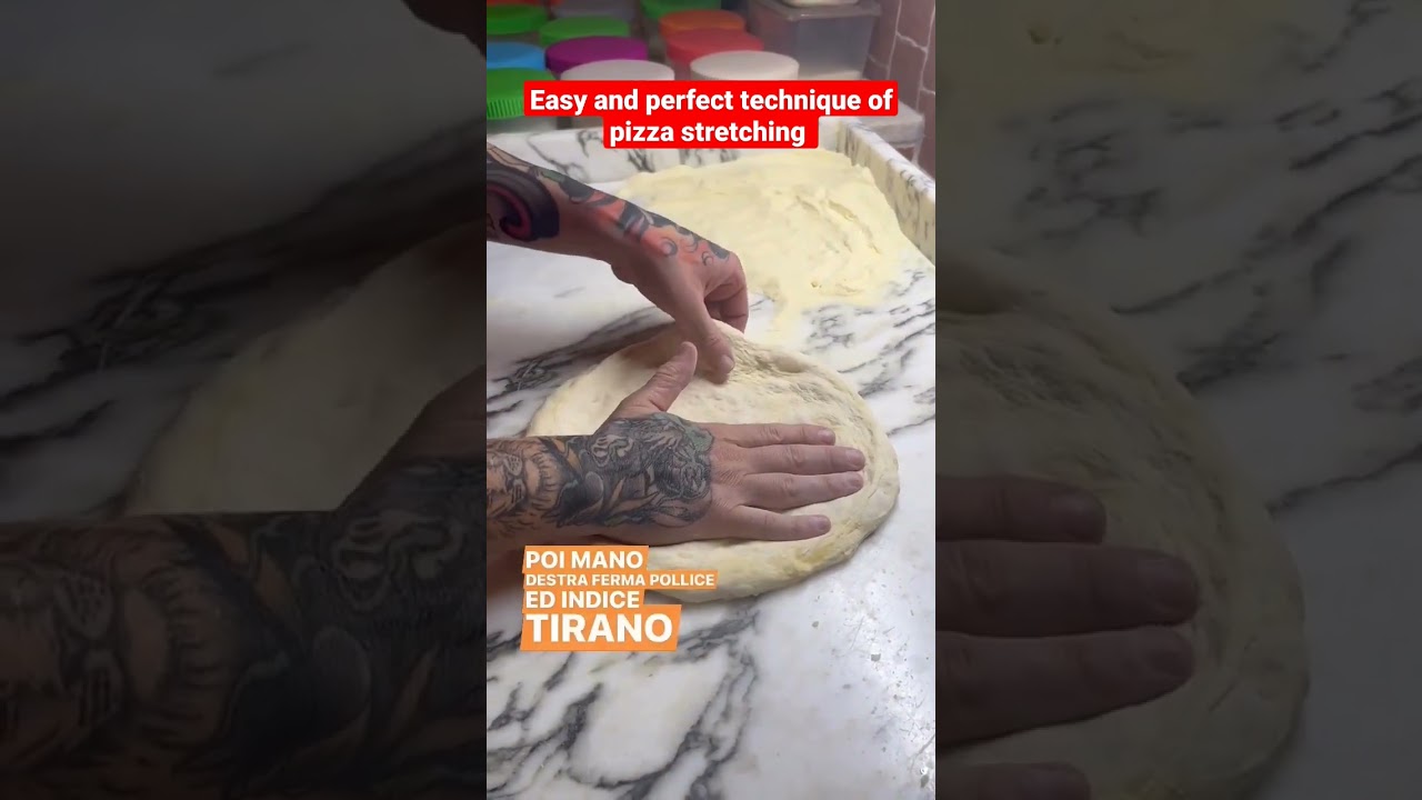 Easy And Perfect Technique of Pizza Stretch | How to stretch pizza 