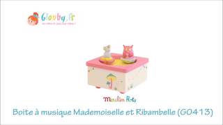 Boite à musique Mademoiselle et Ribambelle Moulin Roty - Glouby.fr