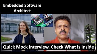 Quick Mock Interview Tutorial Embedded Software Architect