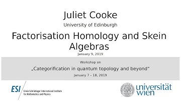 Juliet Cooke - Factorisation Homology and Factorisation Homology
