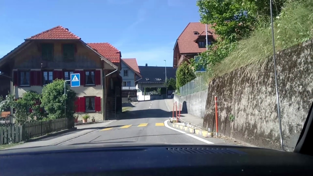 Driving Through Emmental Switzerland