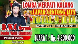 🔴 PENCARIAN TIKET KLOTER 4‼️TABANAS 9 JUTA LAPAK GENTONG JAYA ‼️ SABTU 14 FEBUARI 2026