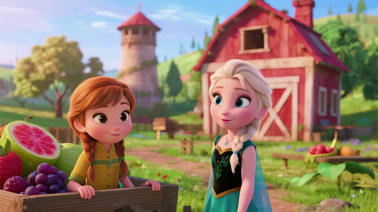 Elsa’s Frozen Fruit Farm ❄️🍓🫐 | Icy Rhyme & Song Adventure for Kids