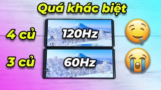 Thêm 1 Triệu 2 từ 60Hz lên 120Hz thì quất luôn và ngay? So sánh Sony Xperia 5 Mark 2 Vs Xperia 5!