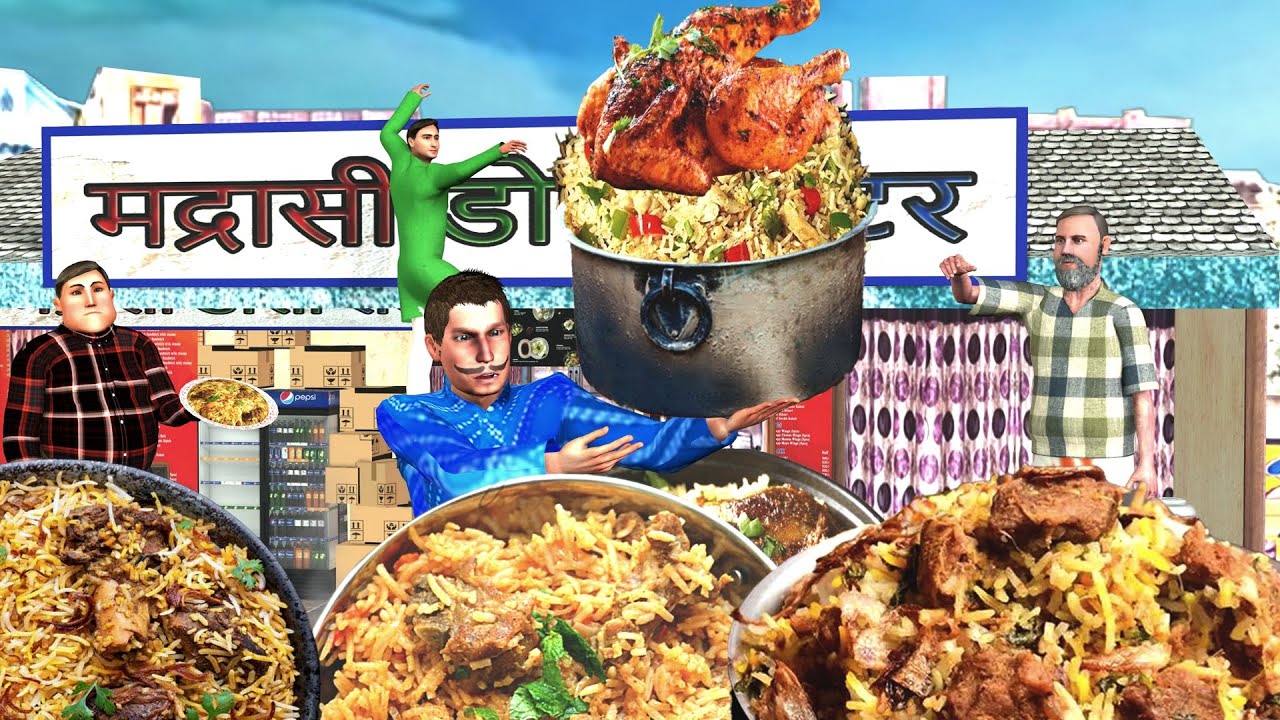 Chaman Ka 10 Rupee Wala "Jhatka" Murga Rice Funny 3D Hindi Animation Moral Story