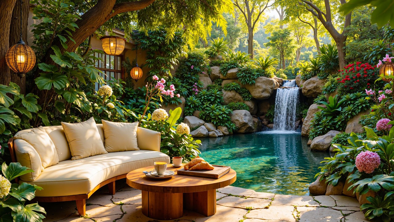 Спокойный марш, Риверсайдский лесной джаз | Расслабляющий джаз и утренняя атмосфера для сосредото...