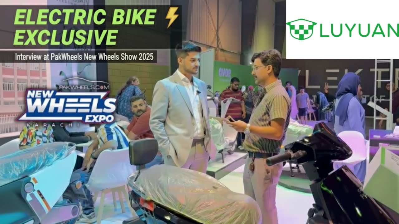 Luyuan Electric Bike 🔥 | Exclusive Talk with Manager at PakWheels New Wheels Show 2025