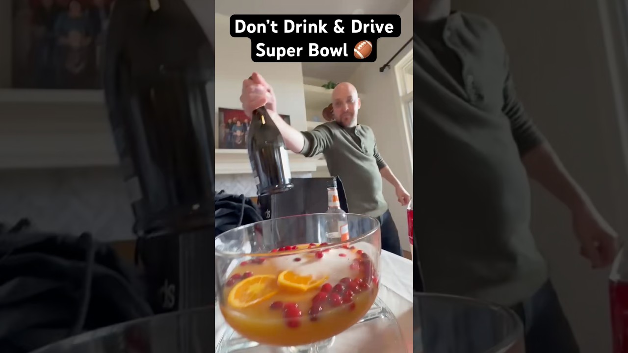 Не садитесь за руль в нетрезвом виде во время Суперкубка LX 