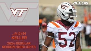 Jaden Keller 2024 Regular Season Highlights | Virginia Tech LB