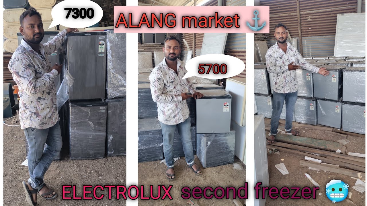 ELECTROLUX  47L MINI FRIDGE BALEK FREEZER 1 STAR & VIDEOCON 80L FREEZER ALANG second market ⚓