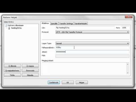 Videó: FTP szerver beállítása a Filezilla segítségével: 7 lépés Videó: FTP szerver beállítása a Filezilla segítségével: 7 lépés