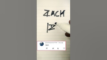 logo name Zach comment your name #shorts #short #trending #viral