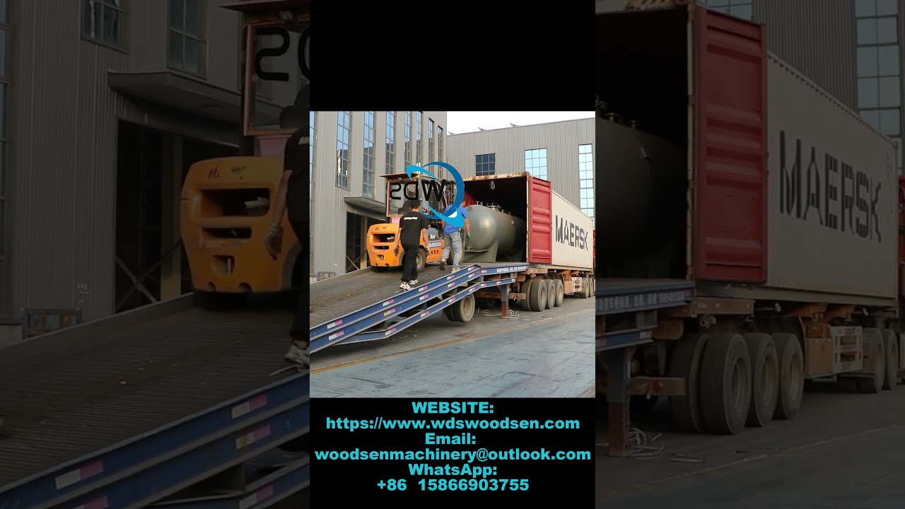 Shipping plywood machines required by customers in Java Thermol Oil Heater