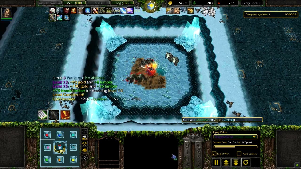 Warcraft 3 | Custom Hero Survival CHS | WhiteLion Vs Him Self!!!