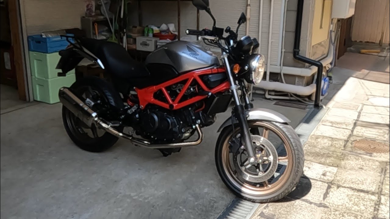 HONDA  VTR250  無限マフラー