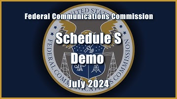 Schedule S Demo