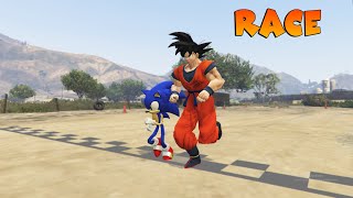 Goku vs Sonic - Running Race screenshot 4