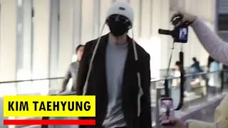How Bts V Turned A Normal Airport Into A Cinematic Fashion Scene