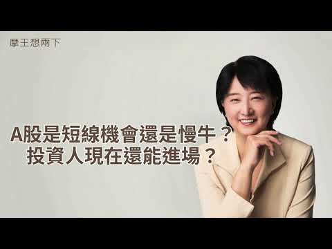 【摩王想兩下】A股是短線機會還是慢牛？投資人現在還能進場？｜#摩王 #王鴻嬪