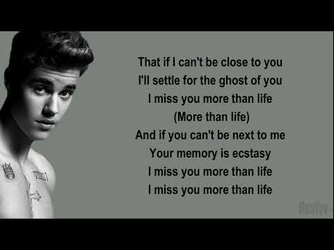 Justin Bieber Ghost Lyrics 