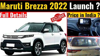 Maruti Suzuki Brezza 2022 Launch🔥Maruti Suzuki Brezza 2022 Price In India🔥Upcoming Suv India 2022🔥