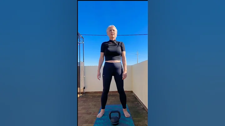 My daily kettlebell workout. #fitover50 #kettlebell #fitnessmotivation