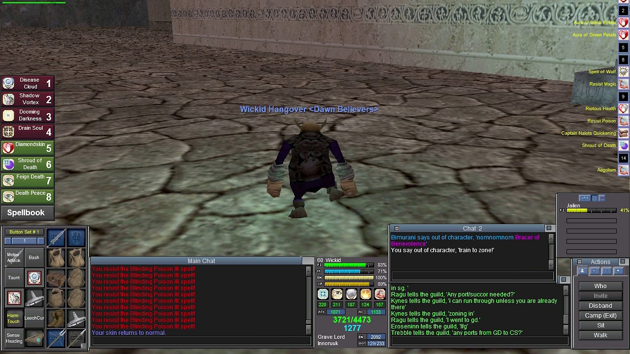 Project 1999 Blue - Non-factioned Vilefang pull, healer dies (gone sexual)