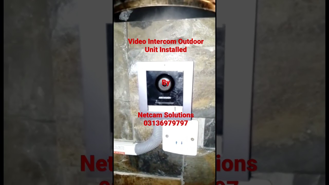 Video Intercom Outdoor Unit 
