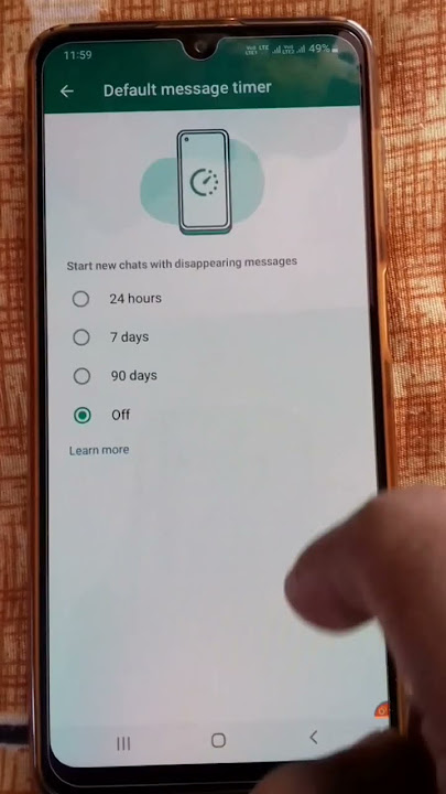 WhatsApp features update|| default message timer#shorts 👍😊