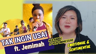 Download Lagu JEMIMAH -TAK INGIN USAI - with Fivein - Let's Jam with James - James Adam | REACTION VIDEO MP3