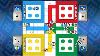 Super Fast Ludo Gameplay In 4 Players | Ludo King Game #138 screenshot 4
