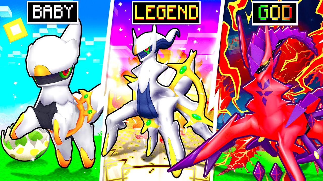 I Evolved BABY LEGENDARY POKEMON In Minecraft PIXELMON!