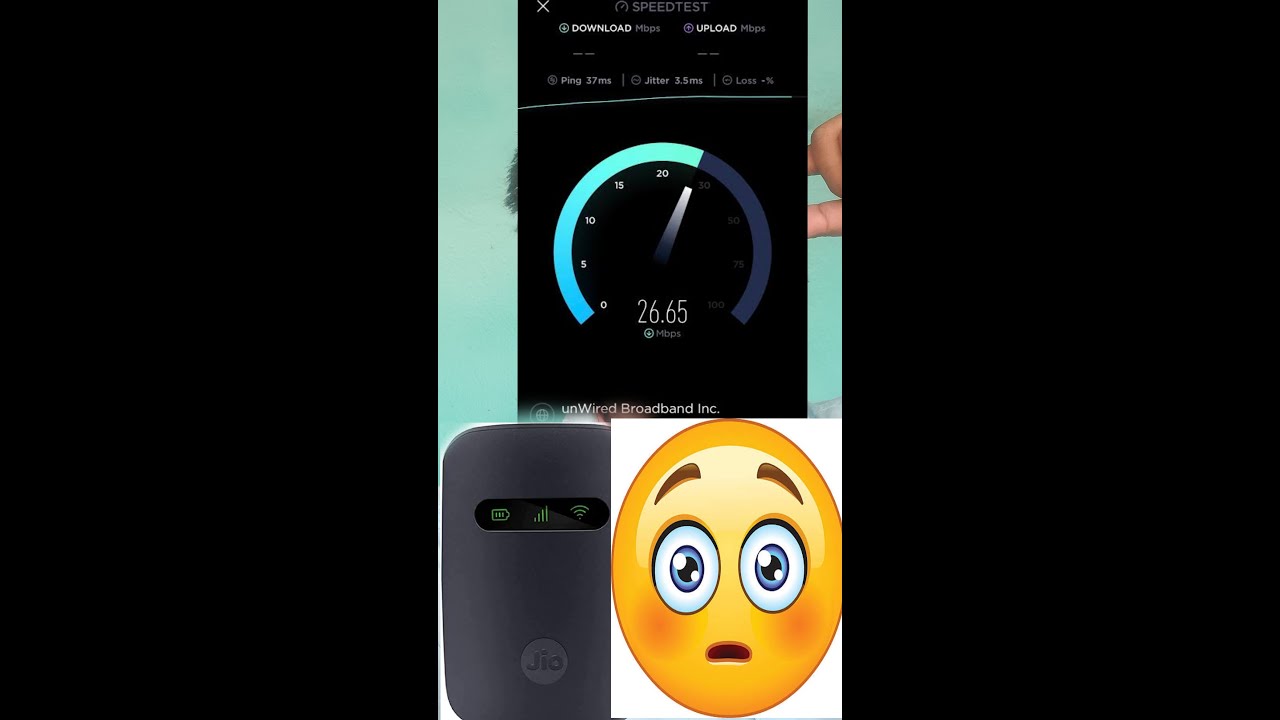 Jio fi 3 speed Test