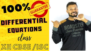 100% Guaranteed Questions I Differential Equations I CLASS 12TH | Maths Daddy l #RahulDhakad
