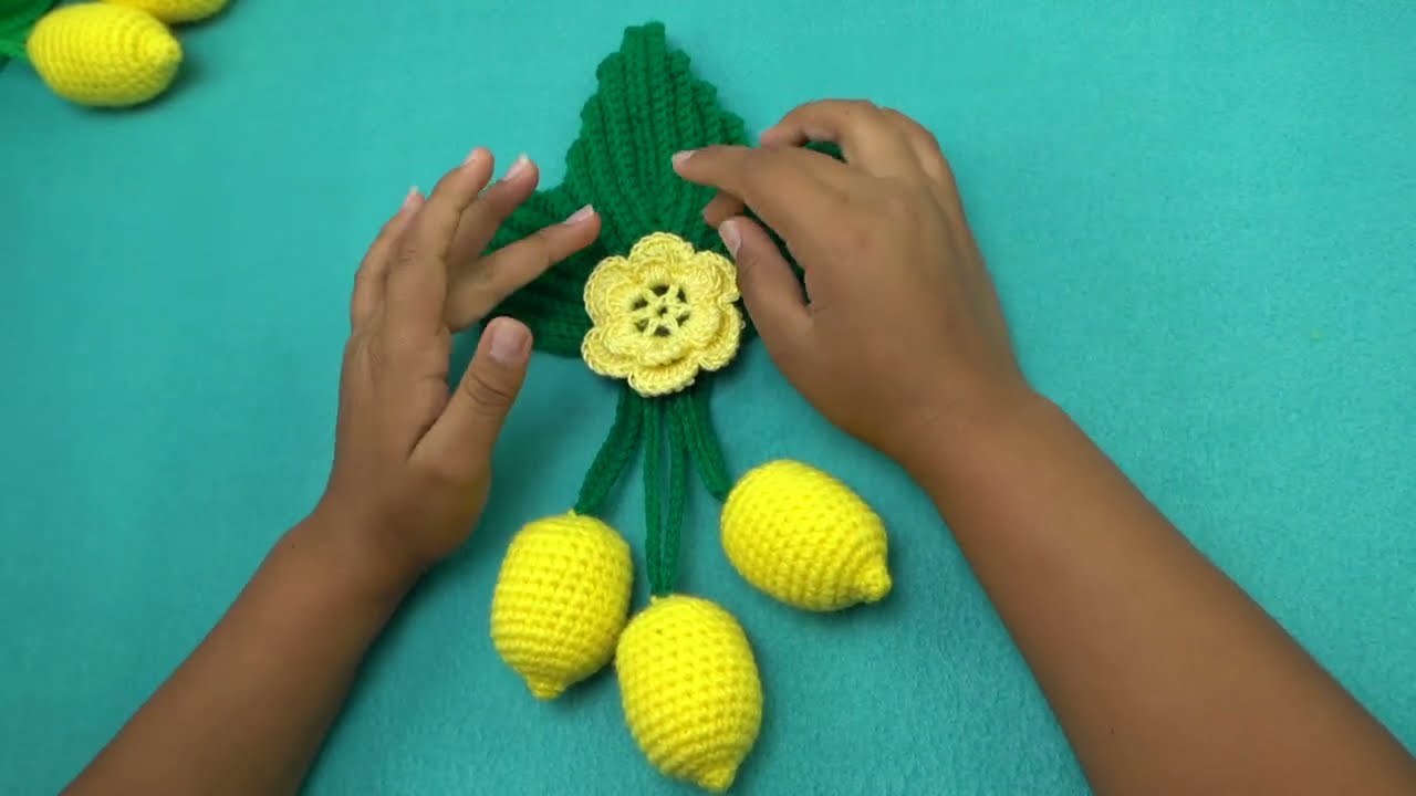 TUTORIAL DE LIMON A CROCHET MUY FACIL DE TEJER PASO A PASO