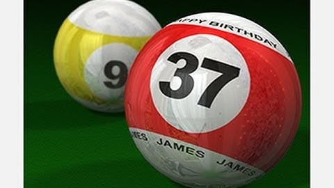 Photoshop CS6 Extended Tutorial: 3D - How to Make 3D BILLIARD BALLS with Custom TEXT